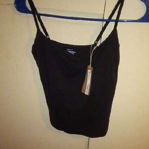 SKIMS Black Gold Camisole Fitted Sleeveless Top